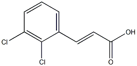 3-(2,3-dichlorophenyl)prop-2-enoic acid Struktur