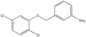 3-(2,5-dichlorophenoxymethyl)aniline Struktur