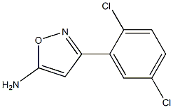 3-(2,5-dichlorophenyl)-1,2-oxazol-5-amine Struktur