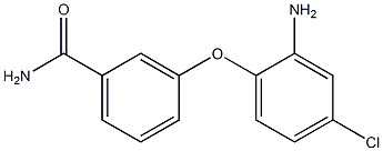 3-(2-amino-4-chlorophenoxy)benzamide Struktur