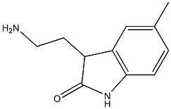 3-(2-aminoethyl)-5-methyl-1,3-dihydro-2H-indol-2-one Struktur