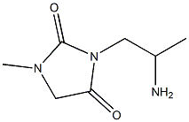 3-(2-aminopropyl)-1-methylimidazolidine-2,4-dione Struktur