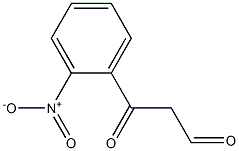 3-(2-nitrophenyl)-3-oxopropanal Struktur