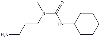 3-(3-aminopropyl)-1-cyclohexyl-3-methylurea Struktur