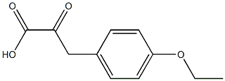 3-(4-ethoxyphenyl)-2-oxopropanoic acid Struktur