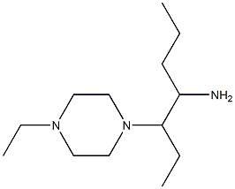 3-(4-ethylpiperazin-1-yl)heptan-4-amine Struktur