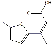 3-(5-methylfuran-2-yl)but-2-enoic acid Struktur