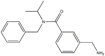 3-(aminomethyl)-N-benzyl-N-(propan-2-yl)benzamide Struktur