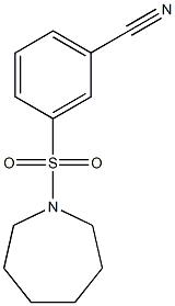 3-(azepan-1-ylsulfonyl)benzonitrile Struktur