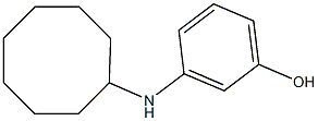 3-(cyclooctylamino)phenol Struktur