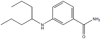 3-(heptan-4-ylamino)benzamide Struktur