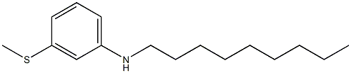 3-(methylsulfanyl)-N-nonylaniline Struktur