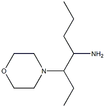 3-(morpholin-4-yl)heptan-4-amine Struktur