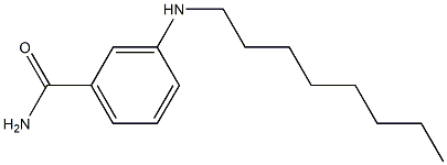 3-(octylamino)benzamide Struktur