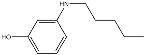 3-(pentylamino)phenol Struktur