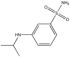 3-(propan-2-ylamino)benzene-1-sulfonamide Struktur