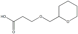 3-(tetrahydro-2H-pyran-2-ylmethoxy)propanoic acid Struktur