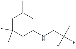 3,3,5-trimethyl-N-(2,2,2-trifluoroethyl)cyclohexan-1-amine Struktur