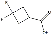 3,3-difluorocyclobutane-1-carboxylic acid Struktur