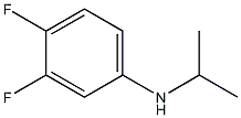 3,4-difluoro-N-(propan-2-yl)aniline Struktur