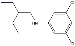 3,5-dichloro-N-(2-ethylbutyl)aniline Struktur