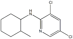 3,5-dichloro-N-(2-methylcyclohexyl)pyridin-2-amine Struktur