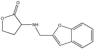 3-[(1-benzofuran-2-ylmethyl)amino]oxolan-2-one Struktur