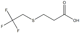 3-[(2,2,2-trifluoroethyl)thio]propanoic acid Struktur