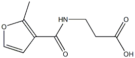 3-[(2-methyl-3-furoyl)amino]propanoic acid Struktur