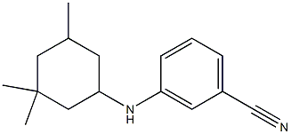 3-[(3,3,5-trimethylcyclohexyl)amino]benzonitrile Struktur