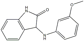 3-[(3-methoxyphenyl)amino]-2,3-dihydro-1H-indol-2-one Struktur