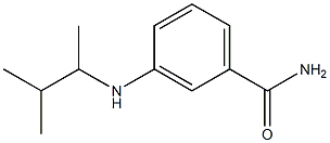 3-[(3-methylbutan-2-yl)amino]benzamide Struktur