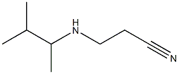 3-[(3-methylbutan-2-yl)amino]propanenitrile Struktur