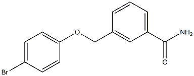 3-[(4-bromophenoxy)methyl]benzamide Struktur