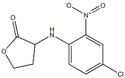 3-[(4-chloro-2-nitrophenyl)amino]oxolan-2-one Struktur