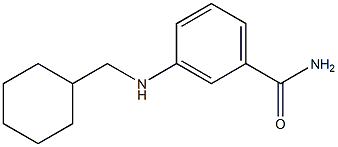 3-[(cyclohexylmethyl)amino]benzamide Struktur