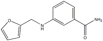 3-[(furan-2-ylmethyl)amino]benzamide Struktur