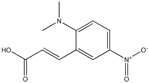 3-[2-(dimethylamino)-5-nitrophenyl]prop-2-enoic acid Struktur