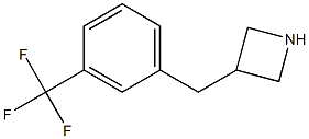 3-[3-(trifluoromethyl)benzyl]azetidine Struktur