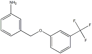 3-[3-(trifluoromethyl)phenoxymethyl]aniline Struktur