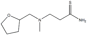 3-[methyl(oxolan-2-ylmethyl)amino]propanethioamide Struktur