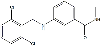 3-{[(2,6-dichlorophenyl)methyl]amino}-N-methylbenzamide Struktur