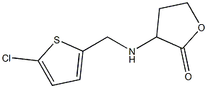 3-{[(5-chlorothiophen-2-yl)methyl]amino}oxolan-2-one Struktur