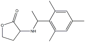 3-{[1-(2,4,6-trimethylphenyl)ethyl]amino}oxolan-2-one Struktur