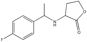 3-{[1-(4-fluorophenyl)ethyl]amino}oxolan-2-one Struktur