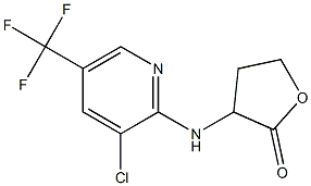 3-{[3-chloro-5-(trifluoromethyl)pyridin-2-yl]amino}oxolan-2-one Struktur