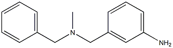 3-{[benzyl(methyl)amino]methyl}aniline Struktur