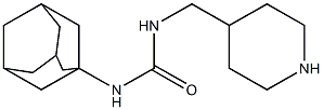 3-adamantan-1-yl-1-(piperidin-4-ylmethyl)urea Struktur