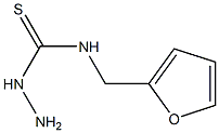 3-amino-1-(furan-2-ylmethyl)thiourea Struktur