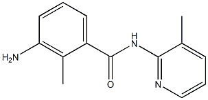 3-amino-2-methyl-N-(3-methylpyridin-2-yl)benzamide Struktur